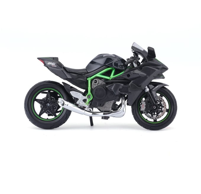 Maisto Kawasaki Ninja H2 R - Modelauto - Schaal 1:18 - Carbon/Groen