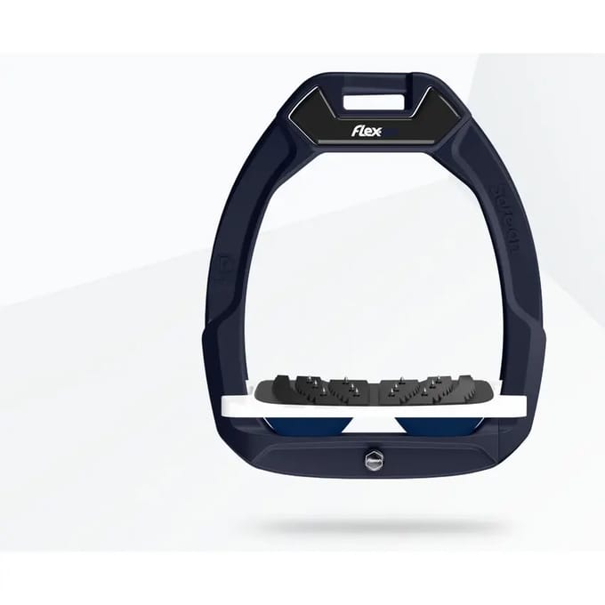 Veiligheidstrappers voor paardrijden Ultra Grip Hellend Blauw/Wit/Marine Flex-On Safe-On