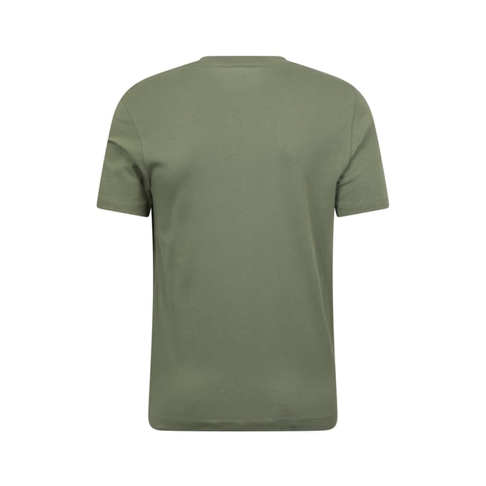 Mountain Warehouse Heren Berg Strepen T-Shirt (Kaki Groen)