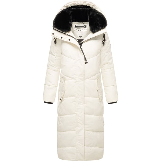 Navahoo dames gewatteerde winterjas Hingucker – Extra Lang & Warm