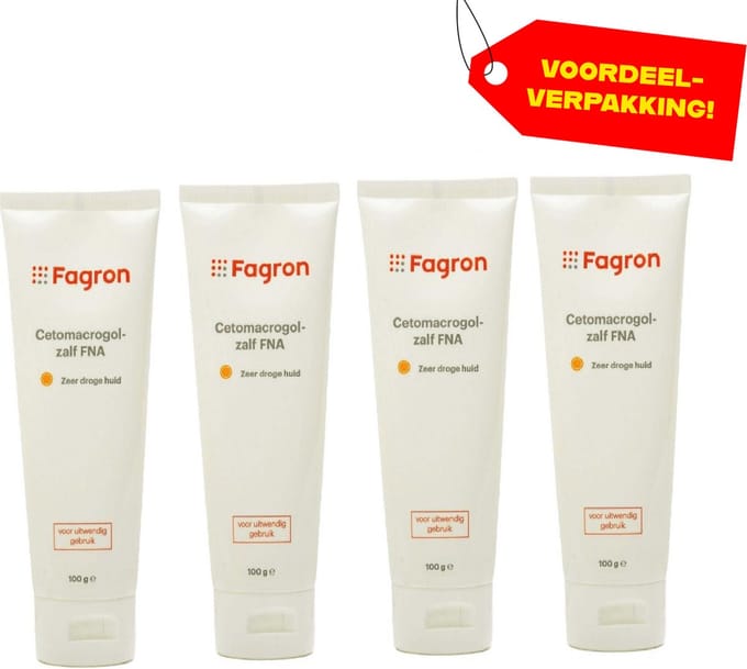 Fagron Cetomacrogolzalf FNA - 4x100 ml voordeelverpakking