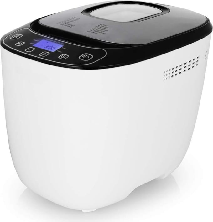 DD® Broodbakmachine - Broodmachine - Broodbakmachines - 12 Programma - Wit- 29cmx25cmx35cm ; 4.38 kg