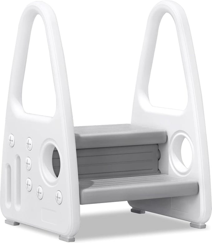 Moderne Wastafelonderkast Wit 100 cm met 2 Laden en Push-to-Open Functie