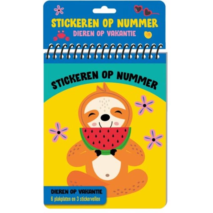 Stickeren Op Nummer - Dieren Op Vakantie - Interstat