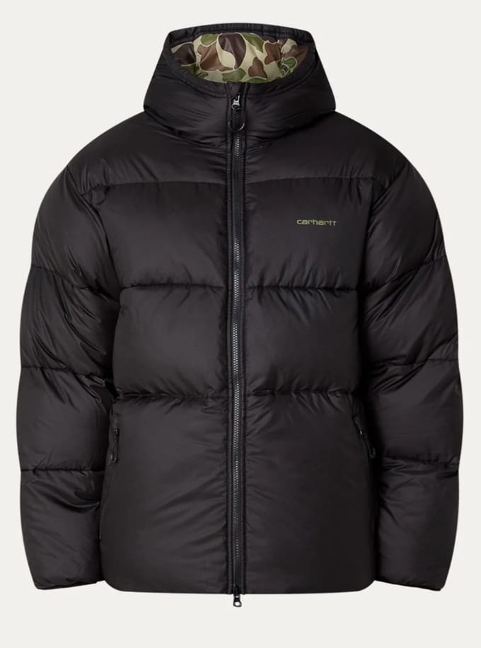 Carhartt WIP Toronto puffer jack met capuchon - Zwart - Maat L