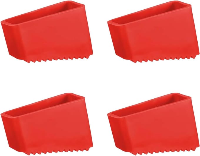 Solidchoice - Set van 4 Antislip Rubber Voeten voor Ladders