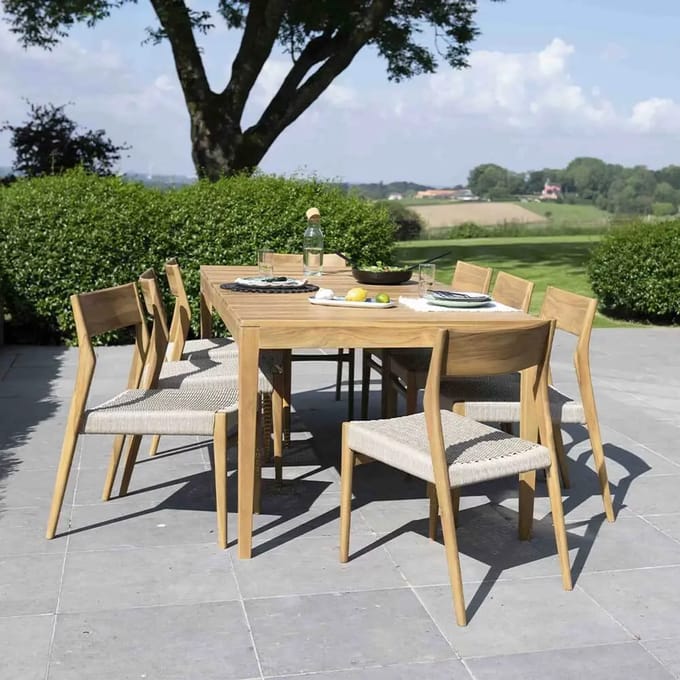 Tuinset met 8 stoelen Wilsa Garden Calvi