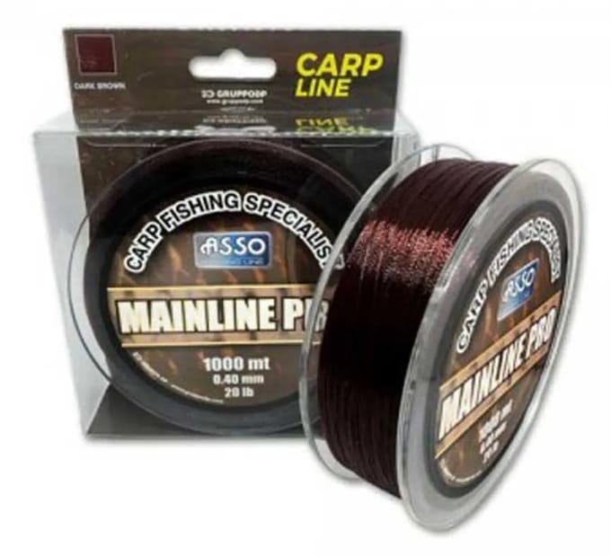 Asso Mainline Pro 1000 M Karperlijn Bruin 0.400 mm