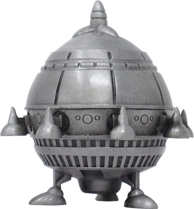 FaNaTtik E.T. Replica Scaled Replica 40th Anniversary Spaceship Limited Edition 9 cm Grijs