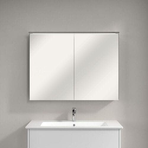 Villeroy & Boch Finero front mirror cabinet with lighting 100.7 x 75.8 cm A4671000