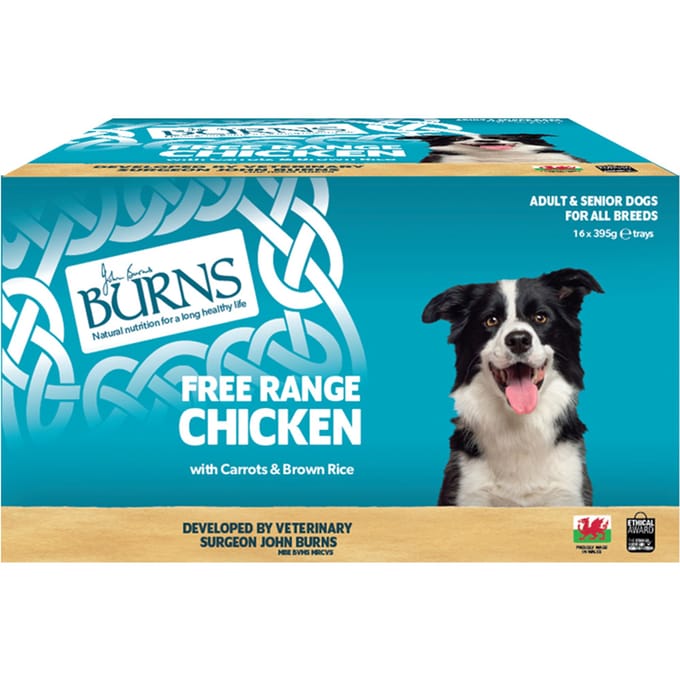 Burns natvoer voor honden 16 x 395 g - KIp