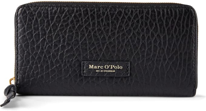 Marc O'Polo portemonnee Finja Zip Wallet Black zwart