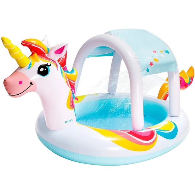 Intex Unicorn Spray Opblaaszwembad - Ø 254 x 132 x 109 cm