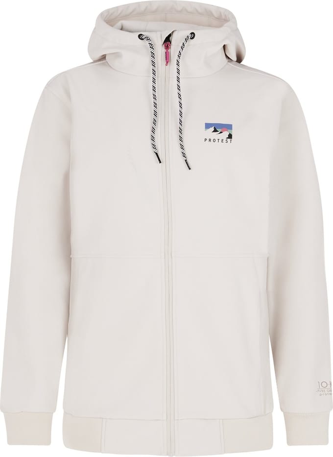 Protest Prtkym – Softshell jas Dames – Waterafstotende afwerking – Waterkolom 10K – Capuchon
