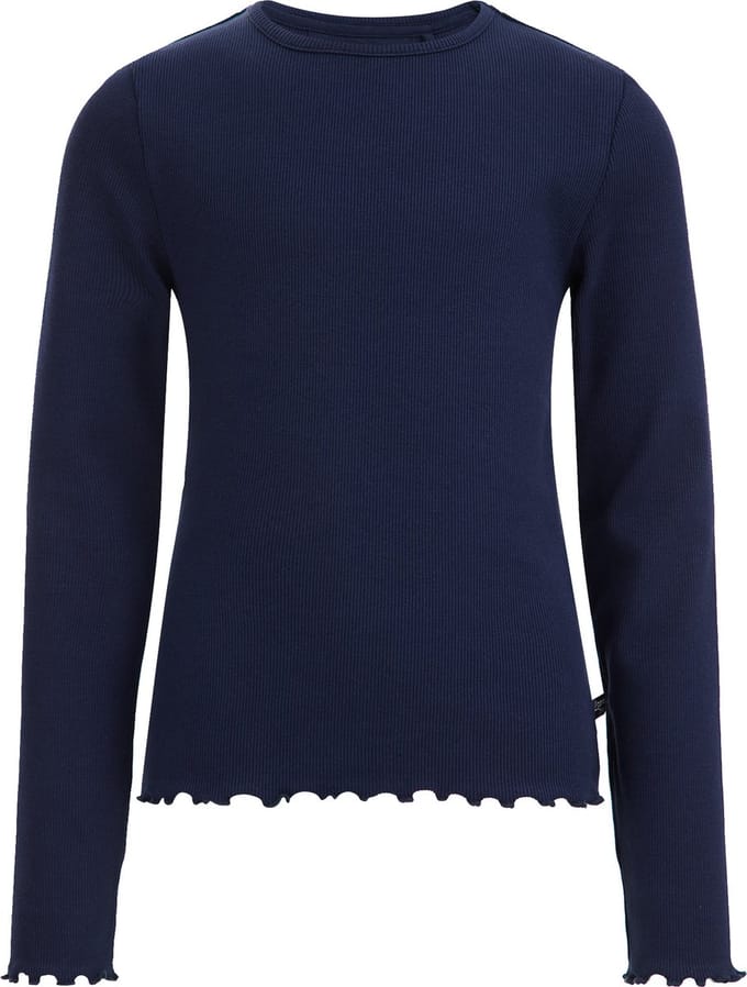 WE Fashion Meisjes T-shirt van ribstof