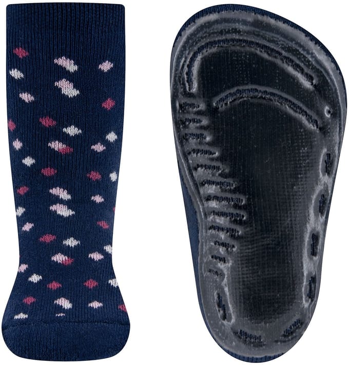 Ewers antislip sokken stipjes blauw
