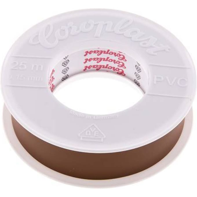 Elektrische Isolatietape Vde-Getest 25mm/25m Bruin