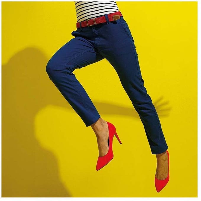 Asquith & Fox Dames/dames Casual Chino Broek (Marine)