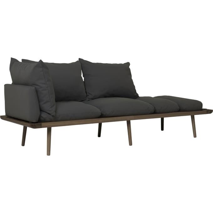UMAGE Lounge rond 3-zitsbank - eiken donker - shadow