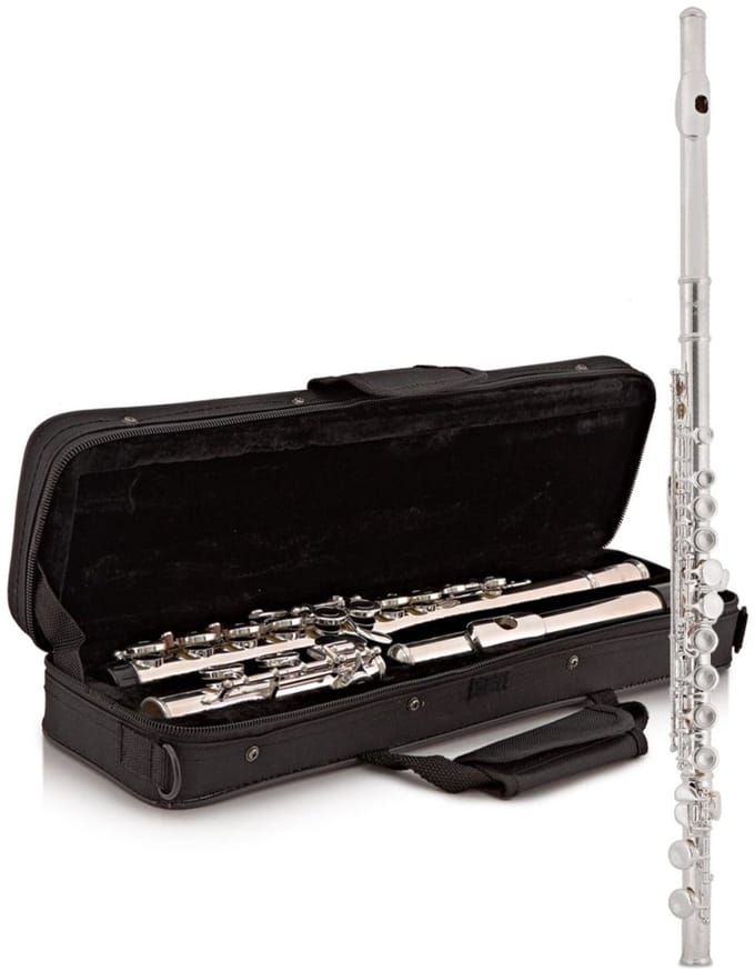 Studiedwarsfluit met Koffer van Gear4music