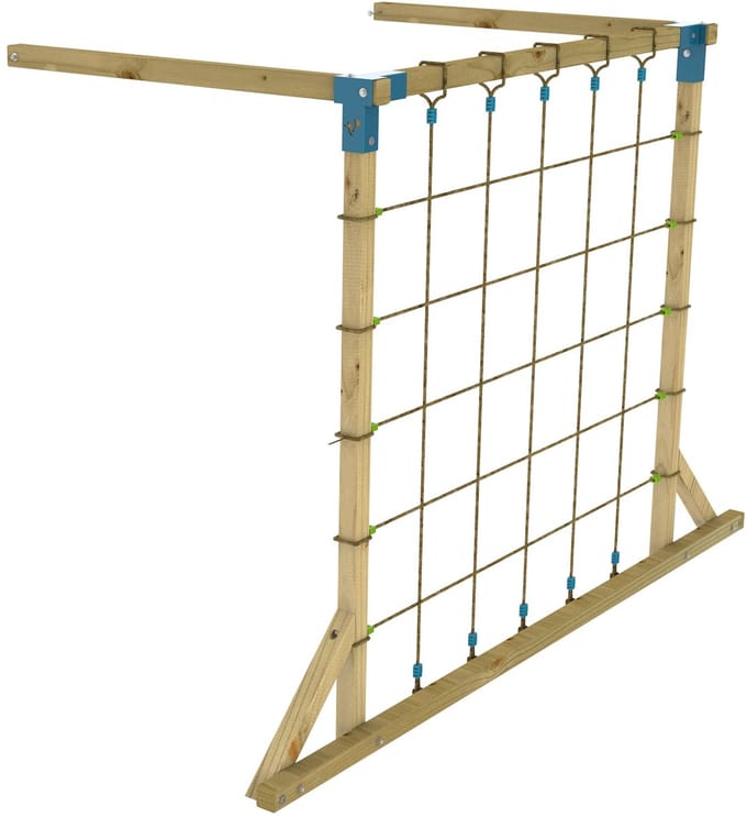Klimnet voor SKYWOOD-speeltuin van FSC®-hout