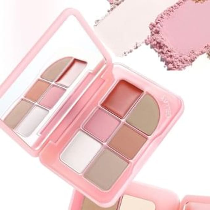 GELLA'S - 6 Colors Multi Function Palette - H01 Sakura #H01 Sakura - 11g