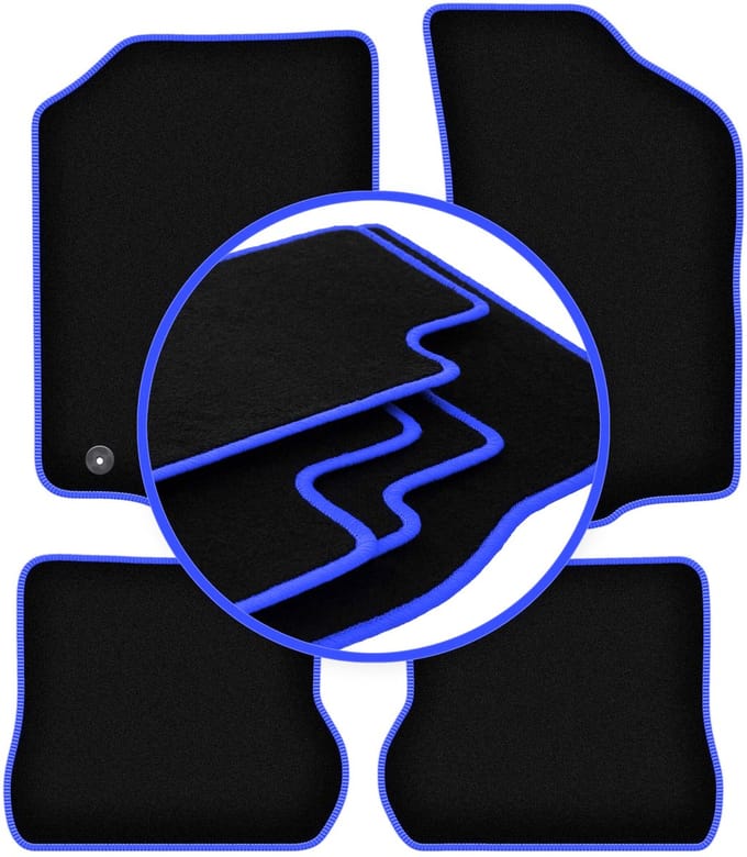 CARLUX-BLUE automatten voor: Volkswagen Scirocco II coupé (1981-1992)