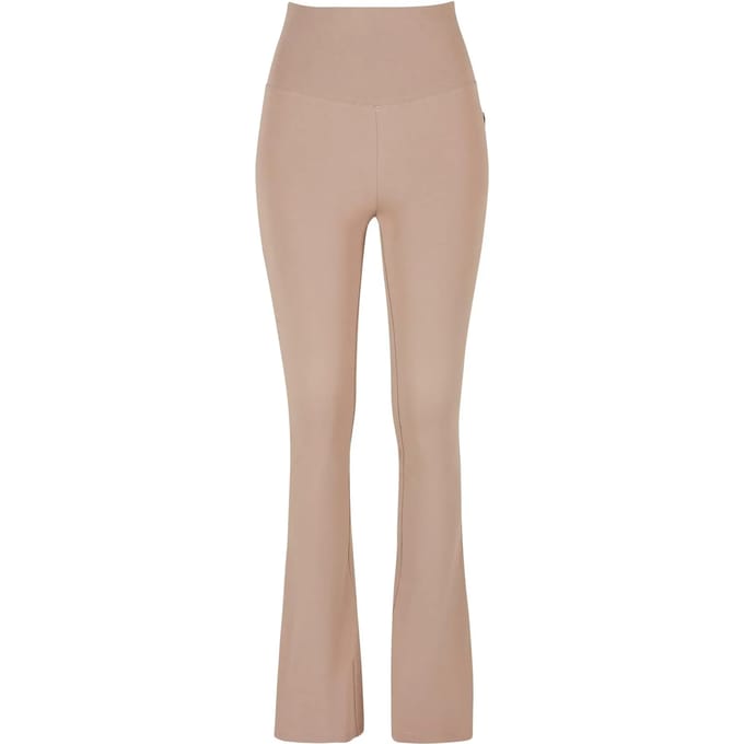 Urban Classics - Organic Stretch Jersey Bootcut Legging - 4XL - Bruin