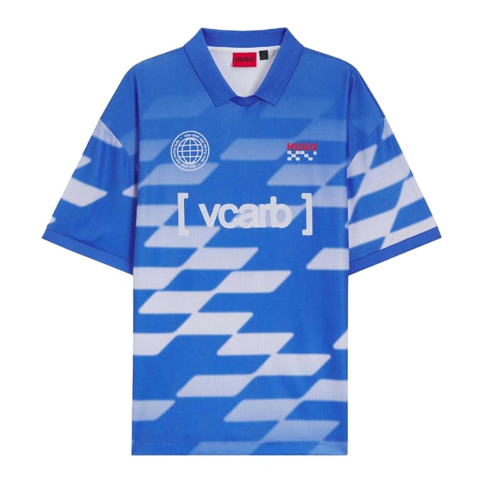 Hugo Unisex Volwassen Vcarb T-Shirt (Medium Blauw)