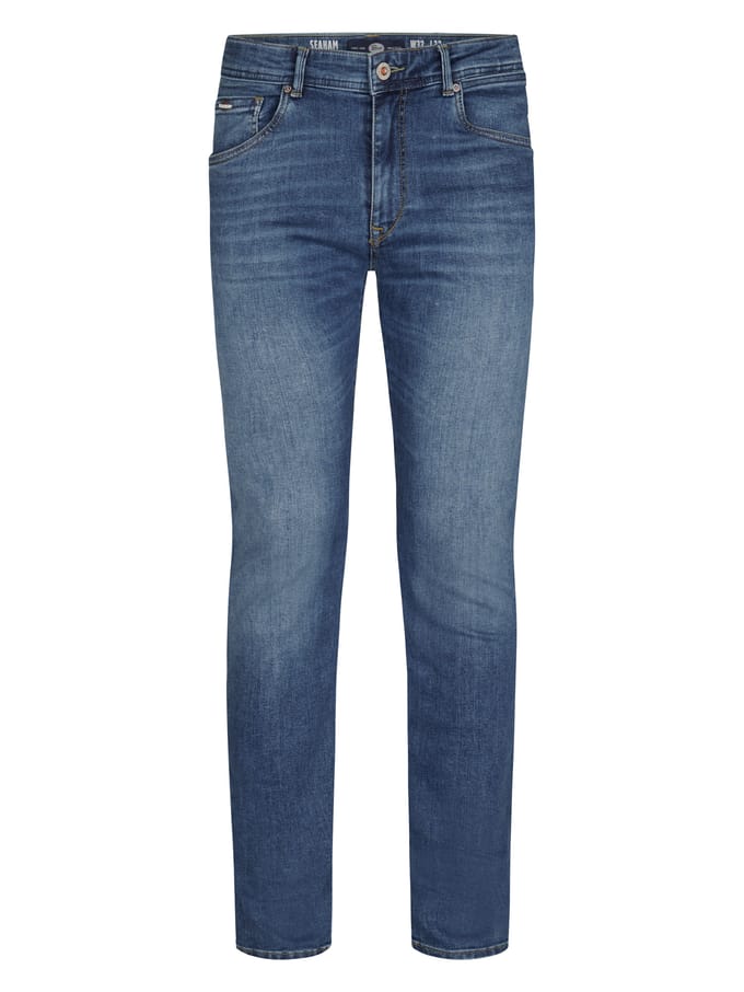 Petrol Industries - Heren Seaham Future Proof Slim Fit Jeans  - Blauw