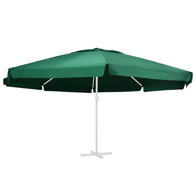 vidaXL - Vervangingsdoek - voor - parasol - 610 - cm - groen