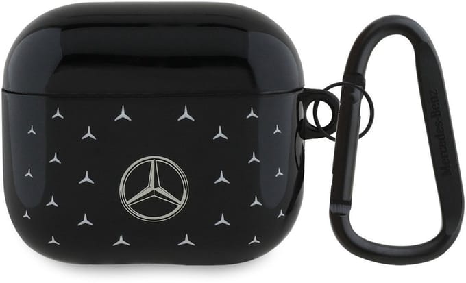 Mercedes-Benz Airpods 3 Case - Stars Pattern Small - Black