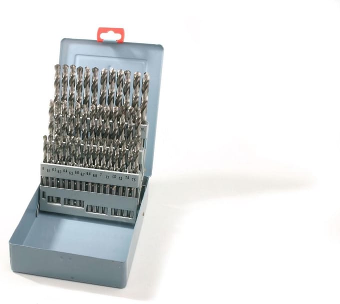 HBM HSS M2 Borenset 6-10 x 0,1 mm voor Metaal
