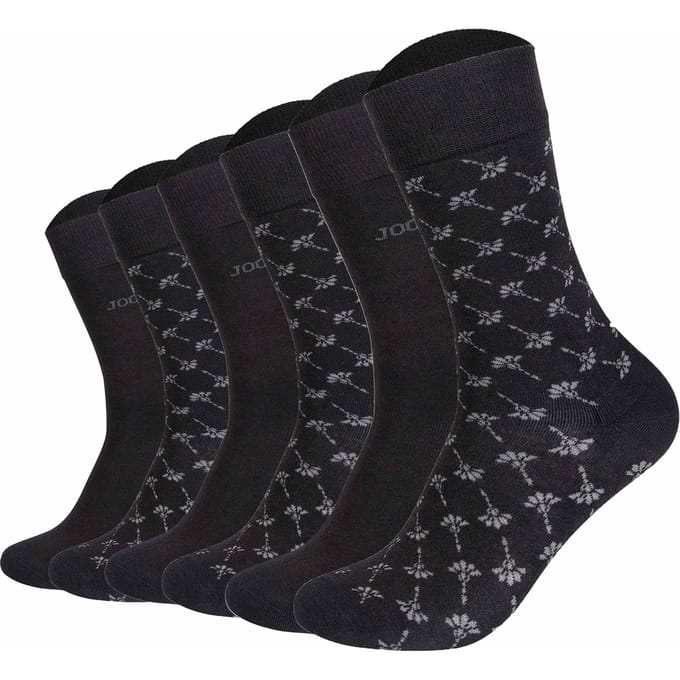 JOOP! Sokken Premium Essential Iconic Socks 6P Set van 6