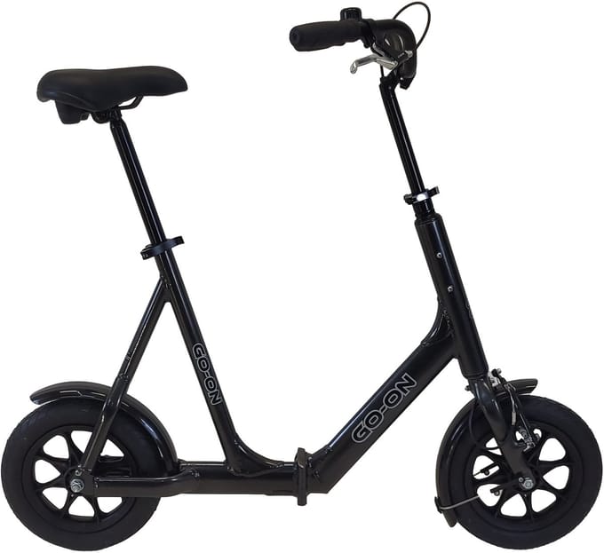 Go-On Loopfiets - voor volwassenen - zwart - basis model