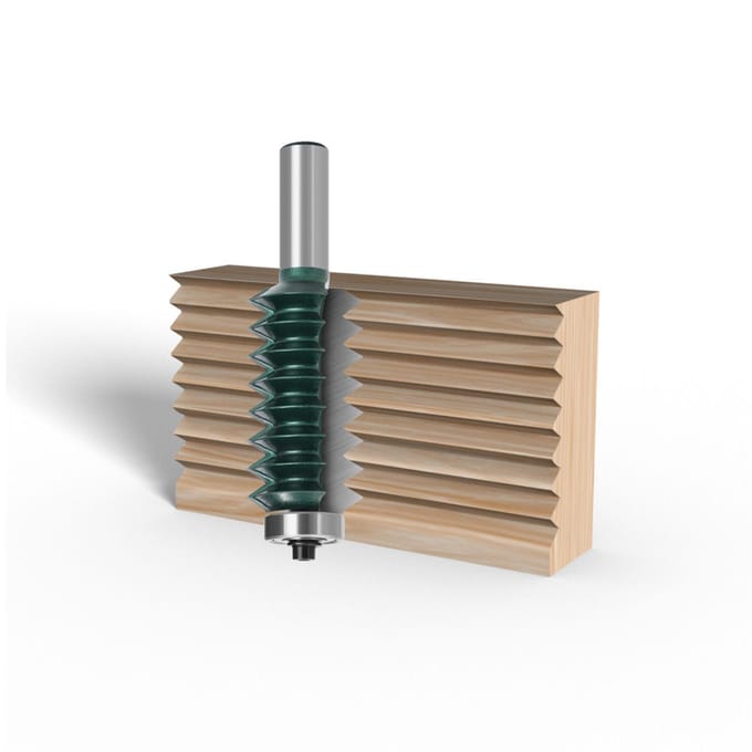 Fraise à dents multiples Queue 12 mm Carbure Type ligne Couteau de fraisage pour bois pour le travail du bois
