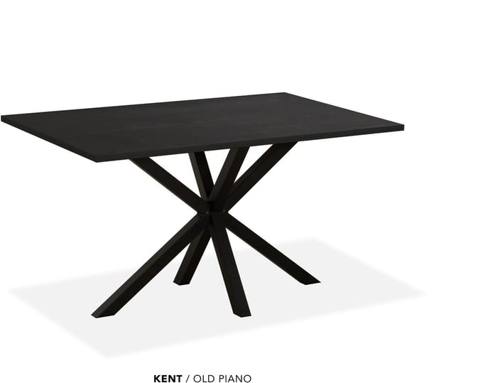 Maxfurn - Eettafel | Zeer krasvast | Kleur: Old piano| Afmeting 190x90cm