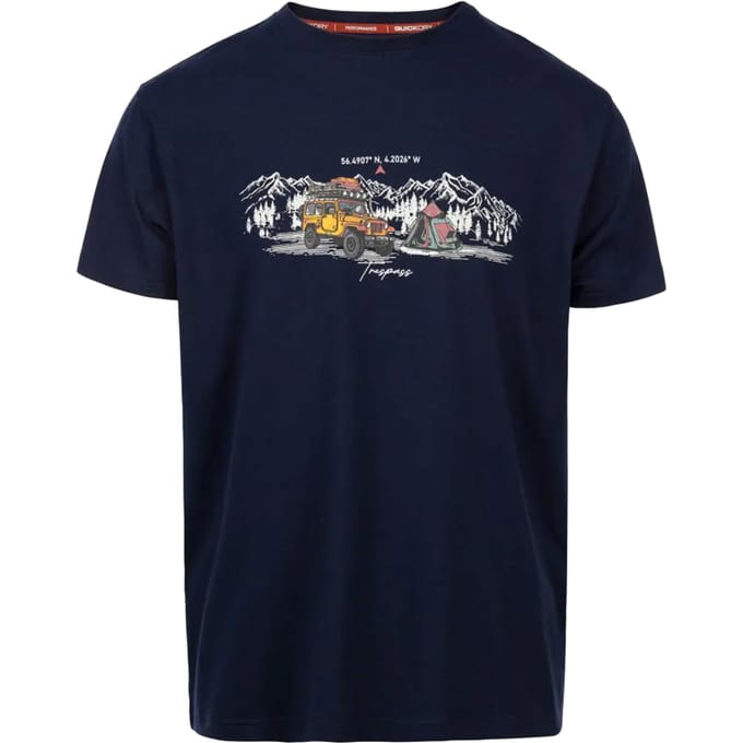 Trespass Heren Horton T-Shirt (Marine)