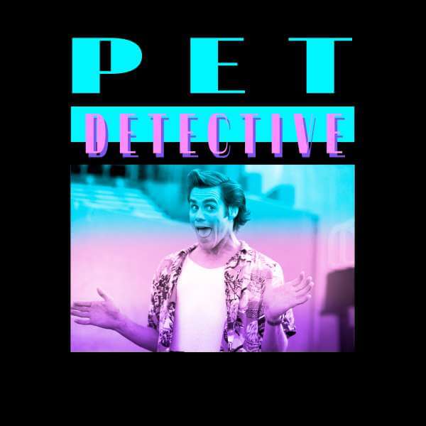 Ace Ventura Neon Men's T-Shirt - Black - 5XL