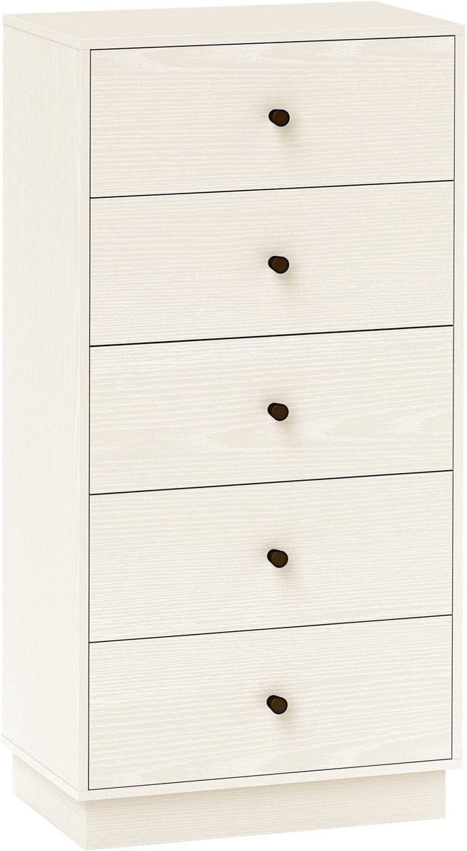 HOMCOM Ladekast - Spaanplaat - 47x29x95cm - Crème