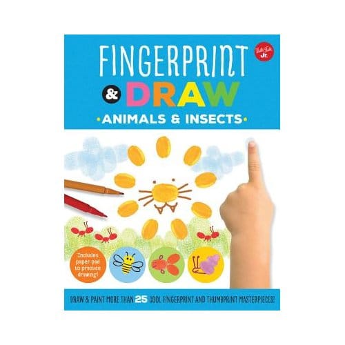 Fingerprint & Draw: Animals & Insects - Maite Balart