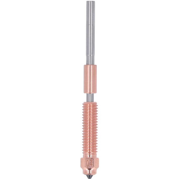 0,4 mm 3D-printer Nozzle Koperlegering Gehard Staal Nozzle met Ti-legering Heat Break voor K1C K1 gray