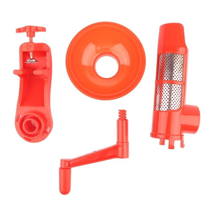 Multifunctionele Draagbare Handmatige Tomatenpers Vruchtensapmaker Extractor Knijper red