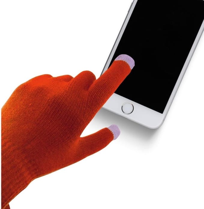 Orange85 Handschoenen met Touchscreen - Rood - Smartphone - Touch - Onesize - Elastisch