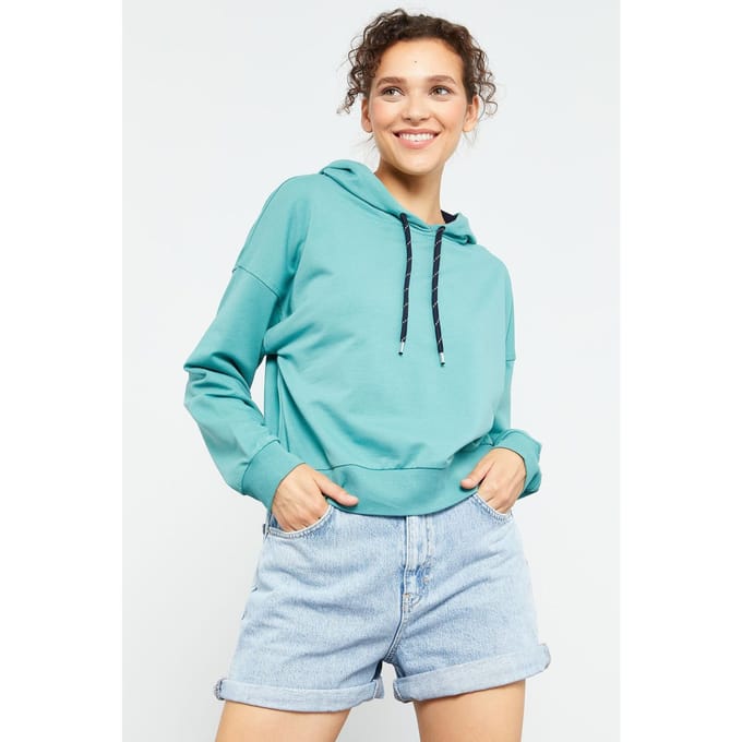 Ontspannen Hooded Sweatshirt Met Strikdetail