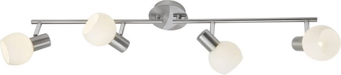 Brilliant Tiara Oppervlak-spotverlichting Chroom, Nikkel, Wit E14 40 W