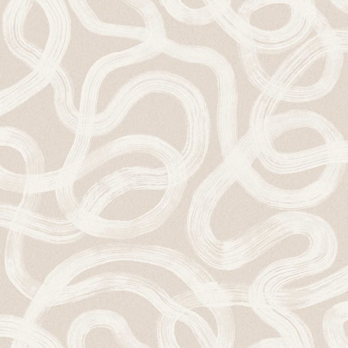 Boråstapeter Vliesbehang 4734 - Graphic - Abstract Beige - 53cm x 10.05m