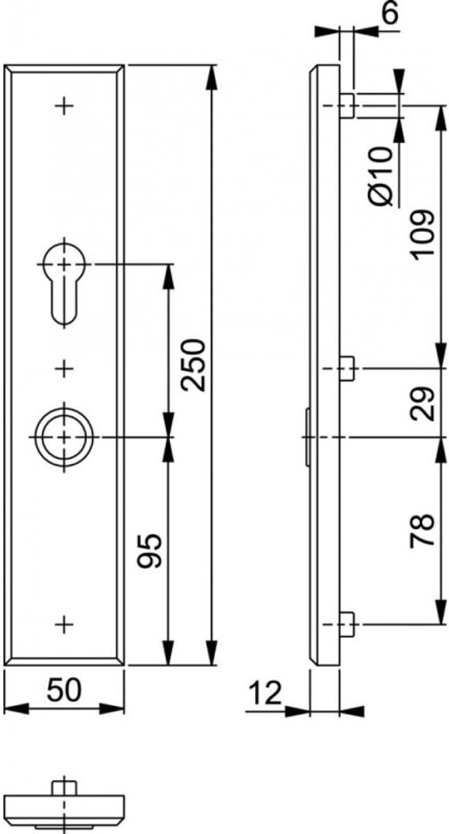 Hoppe Comf Sch 2235S - PC72 - 29mm - F1 - SKG***