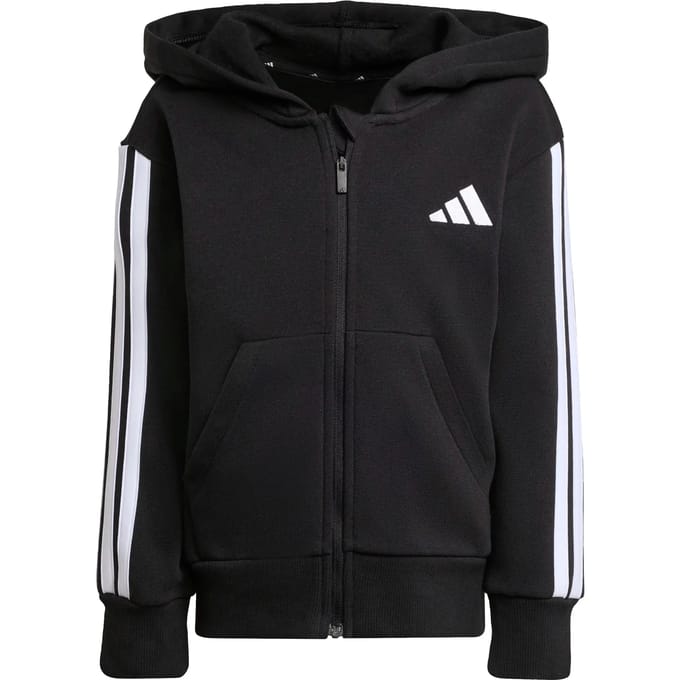 Adidas Essentials Sweatshirt Met Rits Zwart 3-4 Years Kinderen