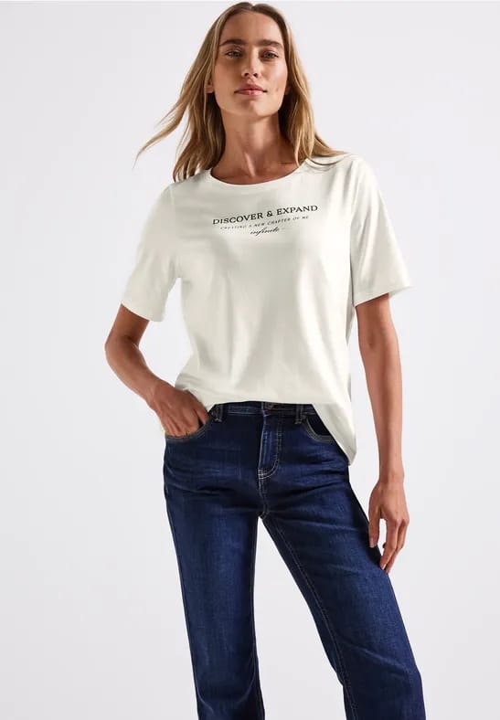 Shirt met tekst